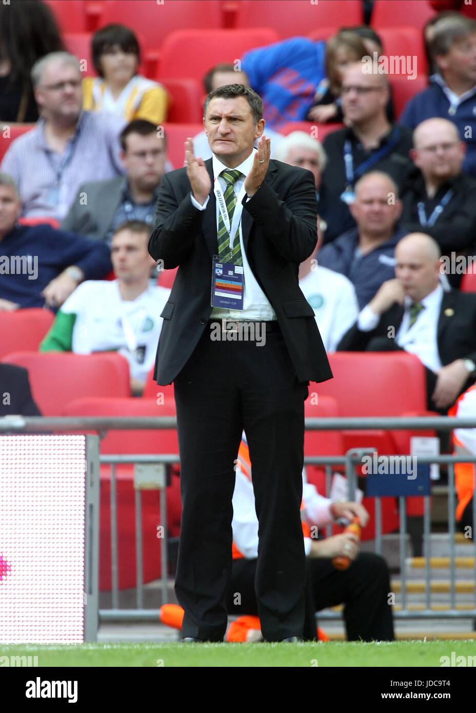 TONY MOWBRAY CELTIC V ALAHLY WEMBLEY CUP Wembley Stadium Londra Inghilterra 24 Luglio 2009 Foto Stock