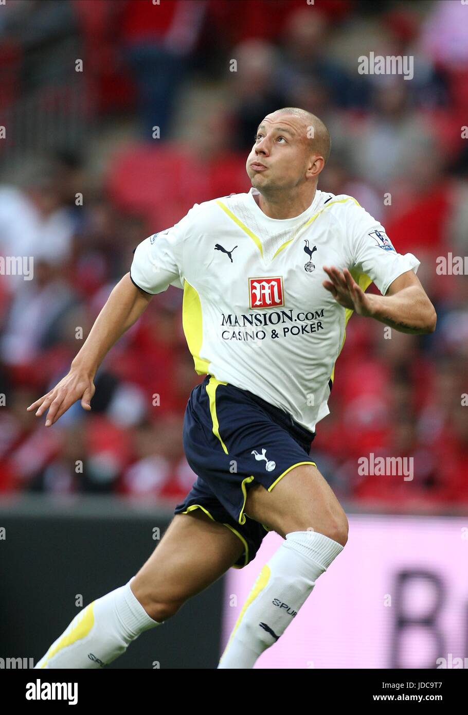 ALAN HUTTON BARCELLONA V SPURS WEMBLEY CUP Wembley Stadium Londra Inghilterra 24 Luglio 2009 Foto Stock