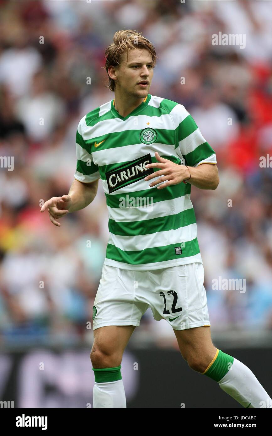 GLENN LOOVENS Glasgow Celtic FC WEMBLEY Londra Inghilterra 26 Luglio 2009 Foto Stock