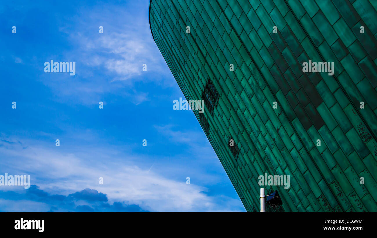 Il porto di Amsterdam, Paesi Bassi, Museo della Scienza Foto Stock