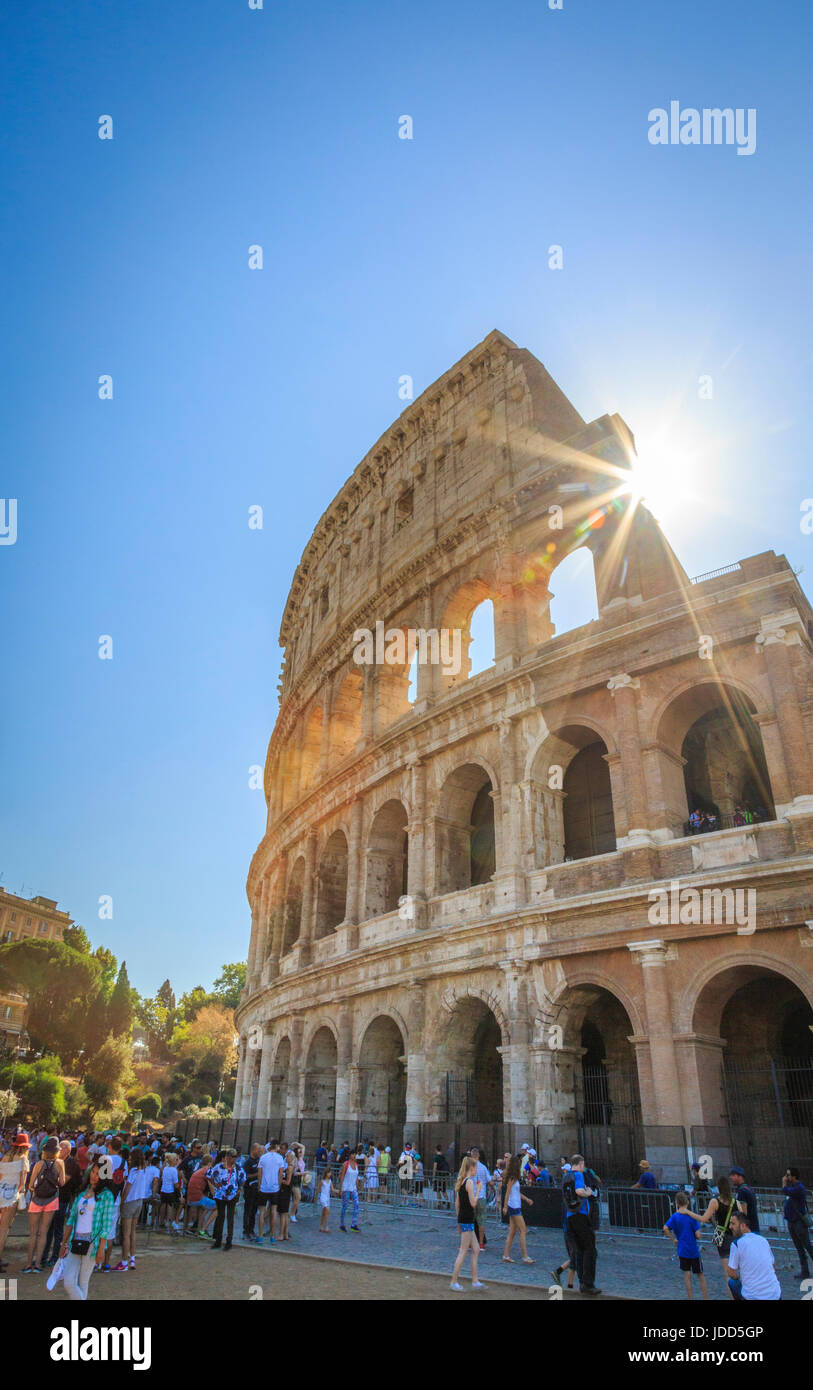 Collosseum, Roma, Italia, Kolosseum, Rom, Italien Foto Stock