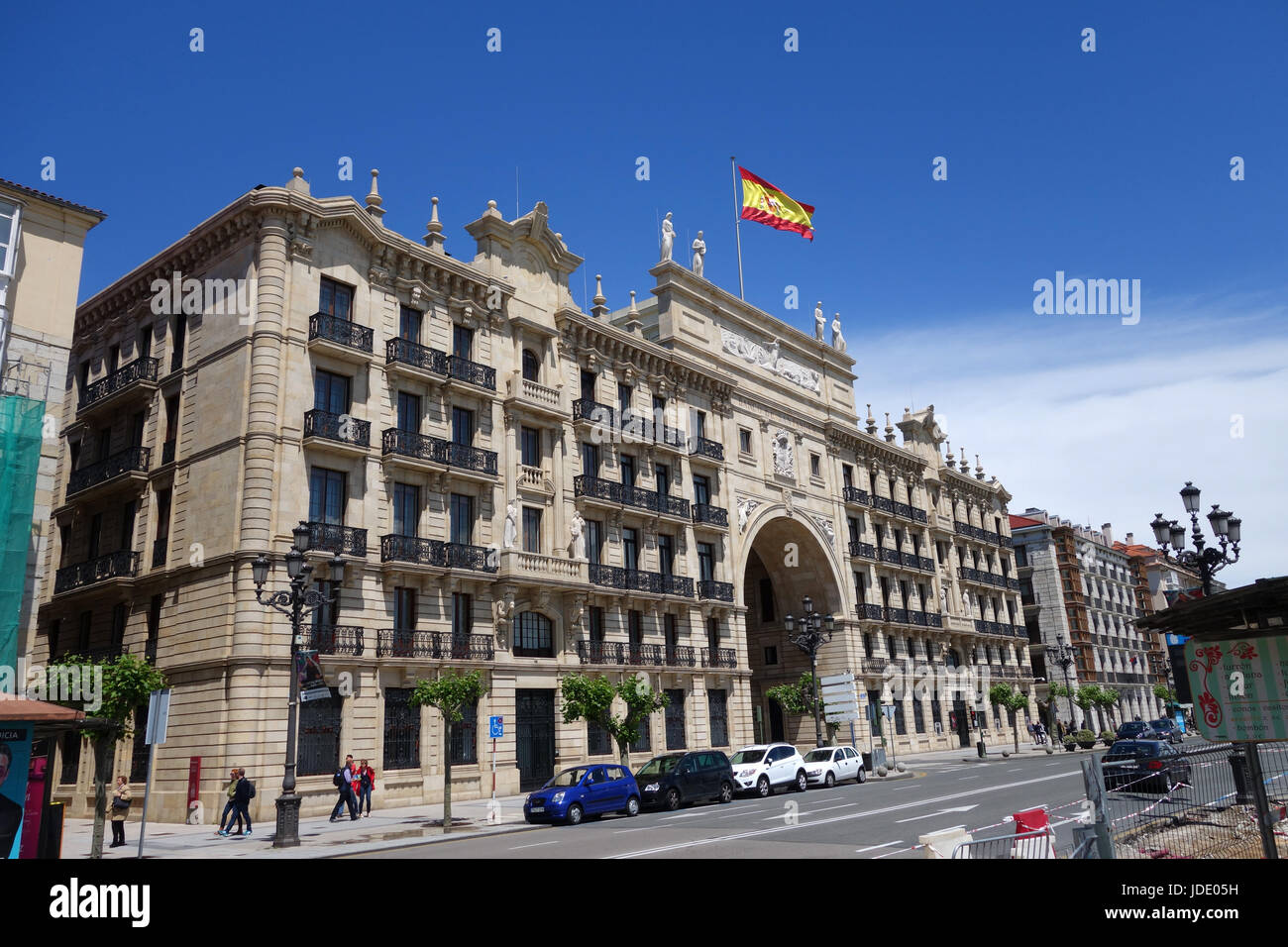 Sede del Banco Santander in Santander in Spagna settentrionale Foto stock -  Alamy
