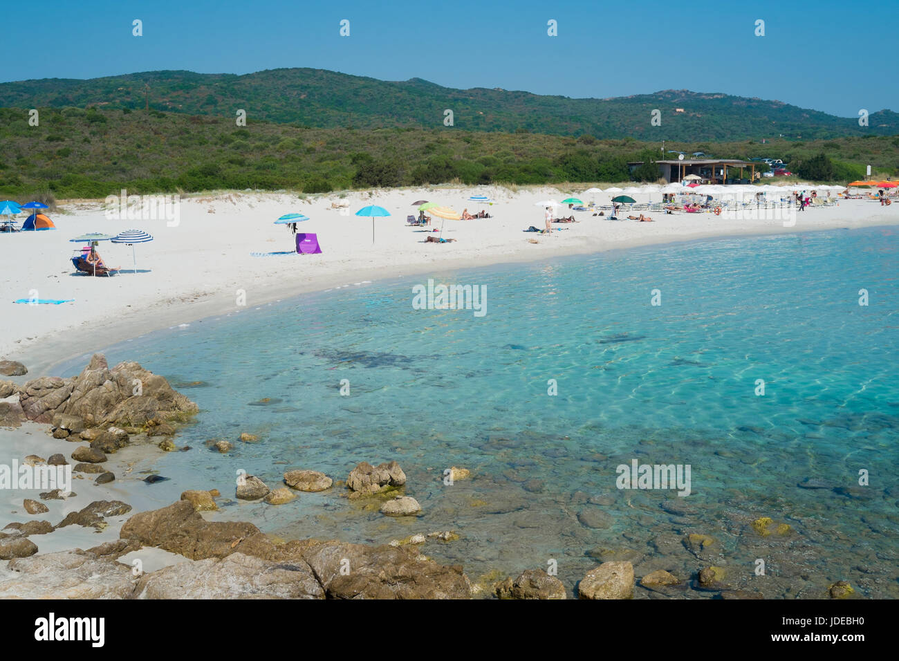 Spiaggia Di Rena Bianca In Costa Smeralda Nel Nord Della