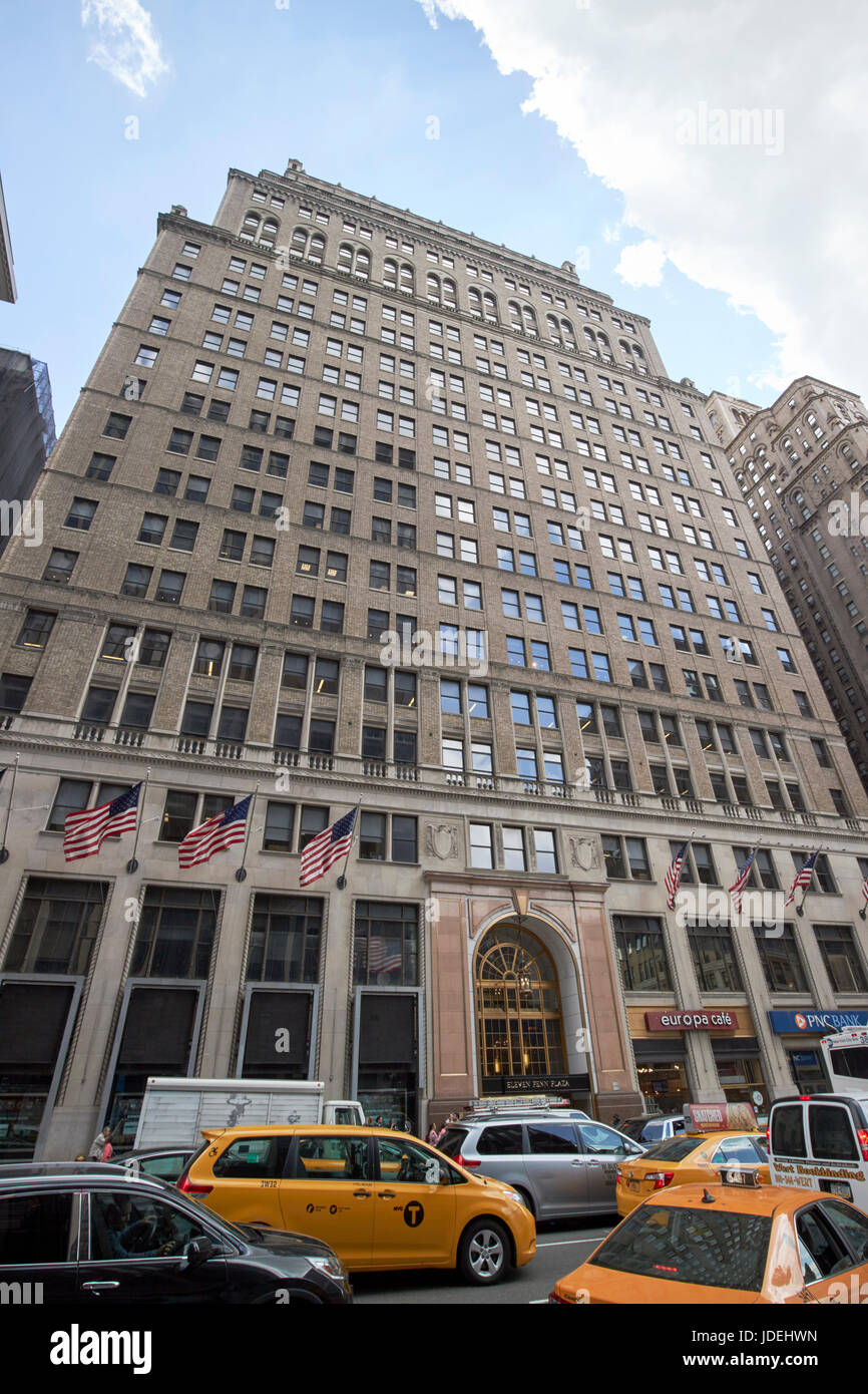 11 Undici penn plaza ex Equitable Life Insurance Building di New York City STATI UNITI D'AMERICA Foto Stock