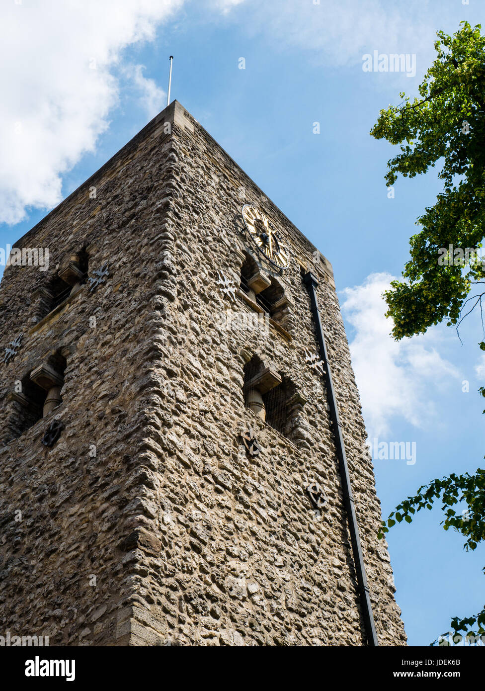 St Michael's presso la porta nord, Oxfords più antica costruzione, Oxford, Oxfordshire, Inghilterra Foto Stock