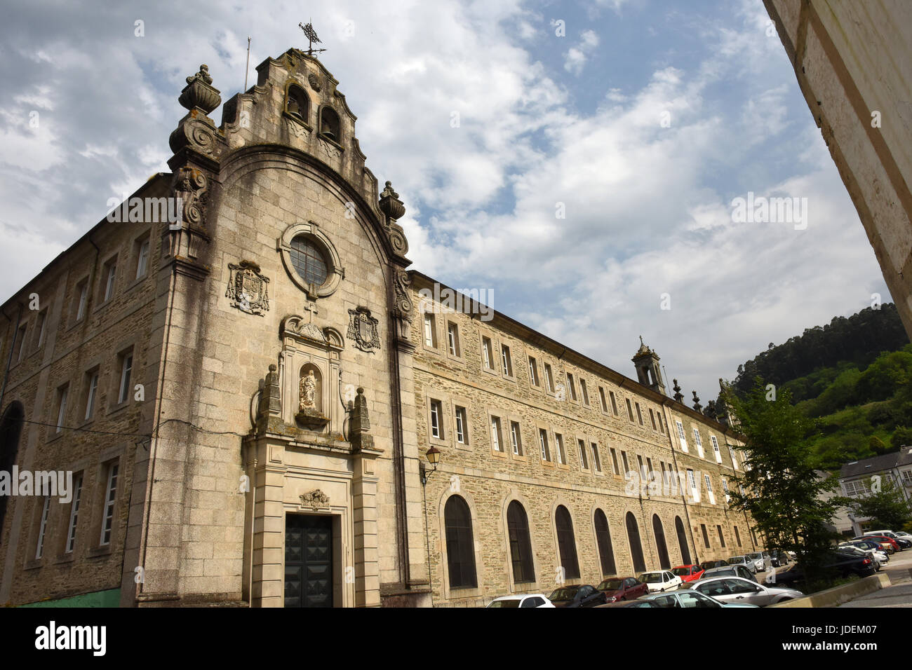 La costruzione di seminario in Mondonedo in Galizia Spagna settentrionale Foto Stock