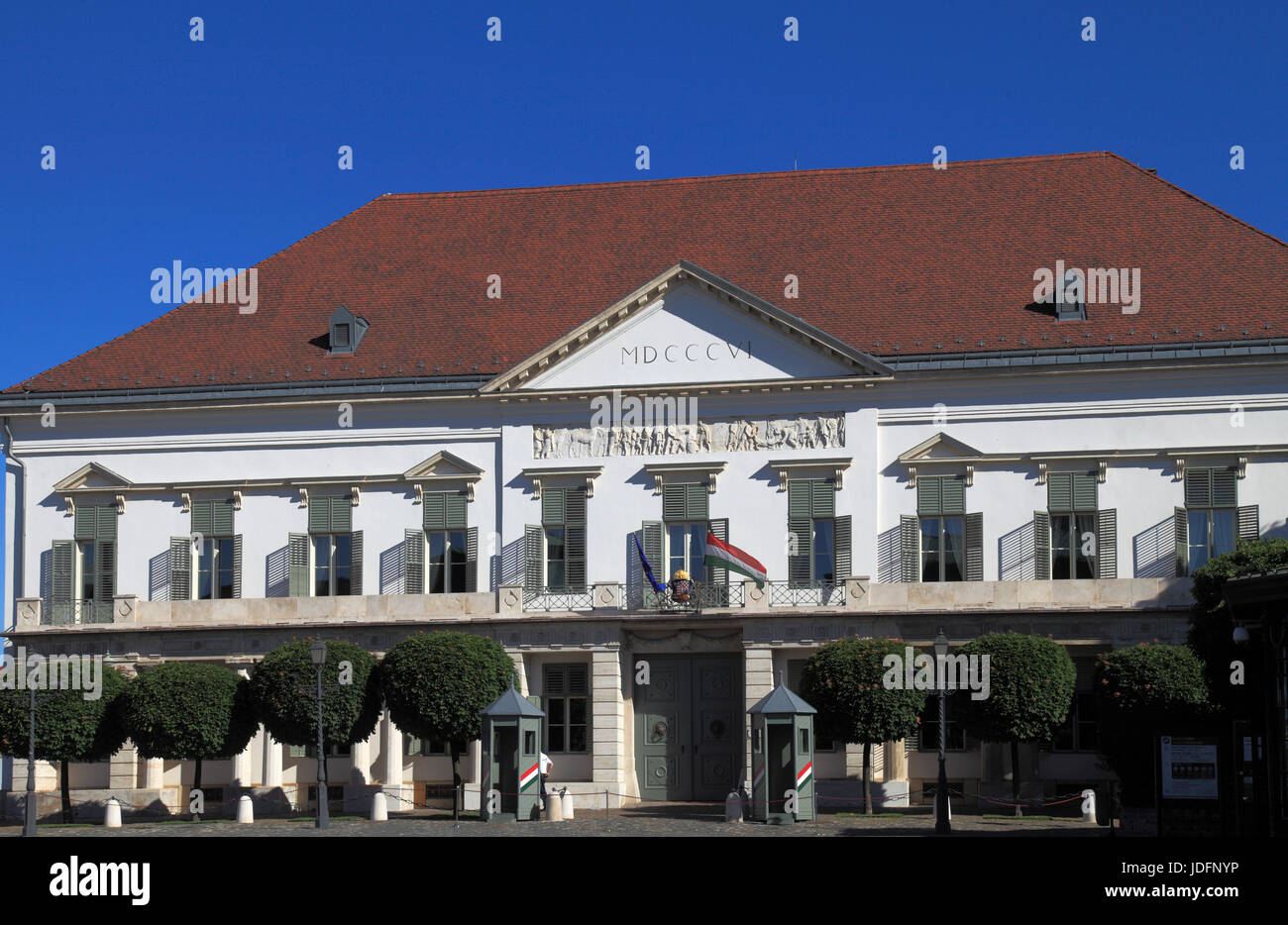 Ungheria, Budapest, Sándor Palace, residenza del presidente Foto Stock