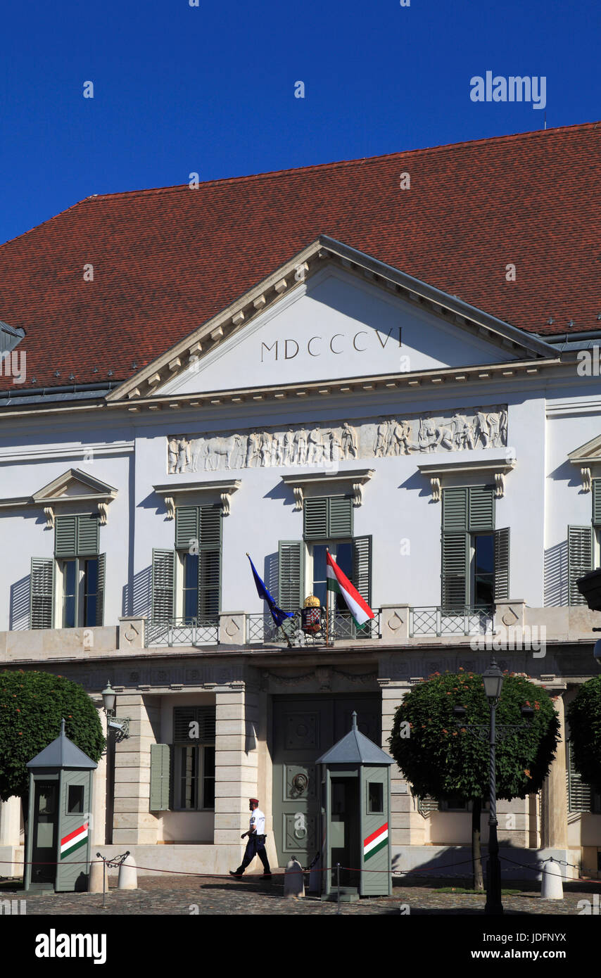 Ungheria, Budapest, Sándor Palace, residenza del presidente Foto Stock
