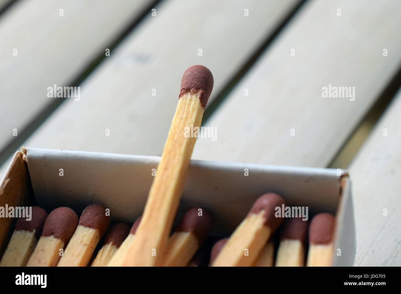 Close up di corrispondenze Foto Stock