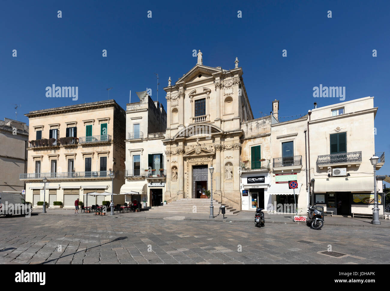 Città barocca di LECCE, sud italia Foto Stock