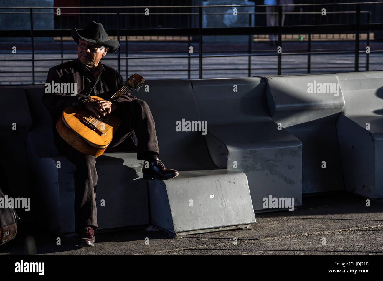 Mariachi, Plaza Garibaldi, Città del Messico, Messico Foto Stock