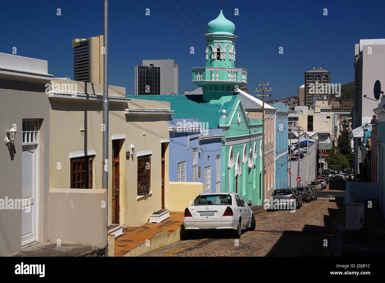 "Africa del Sud, Africa Capetown, case colorate; Bo-Kaap,', Suedafrika, Afrika, Kapstadt, bunte Haeuser; Bo-Kaap, Foto Stock