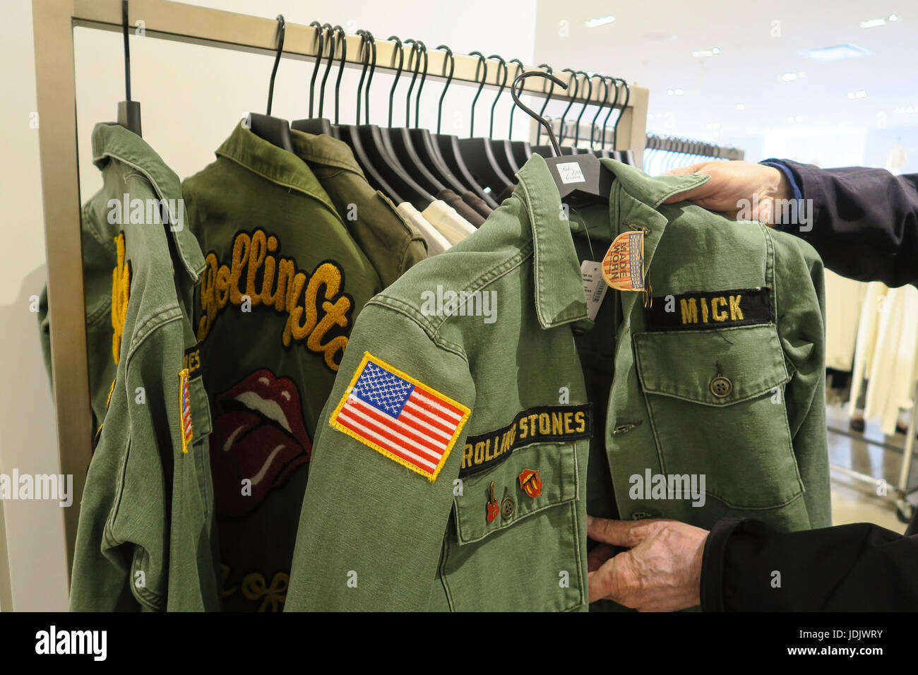 Saks Fifth Avenue Flagship Department Store di New York, Stati Uniti d'America Foto Stock