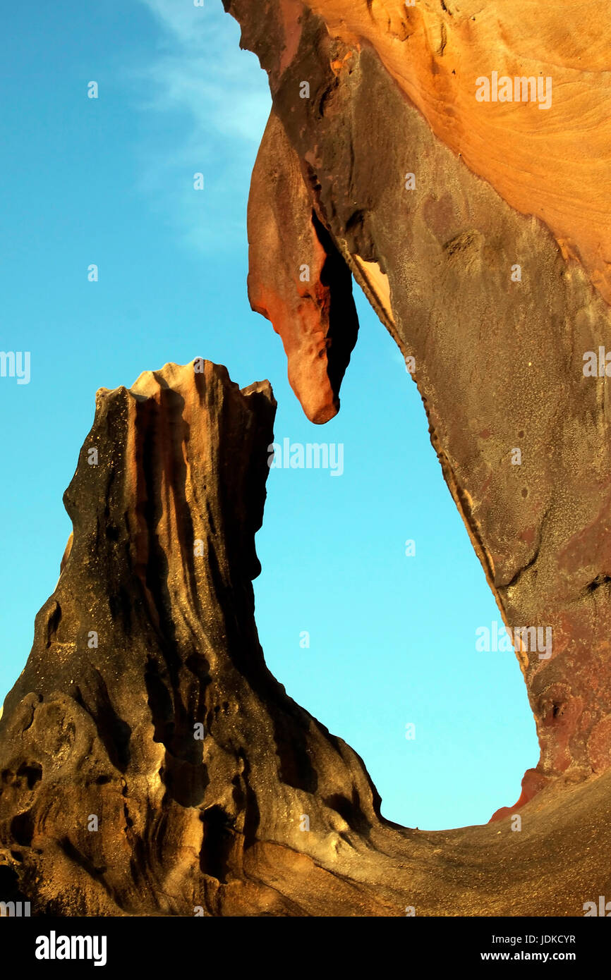 Formazione di roccia, Felsformation Foto Stock Formazione di roccia, Felsformation Foto Stock