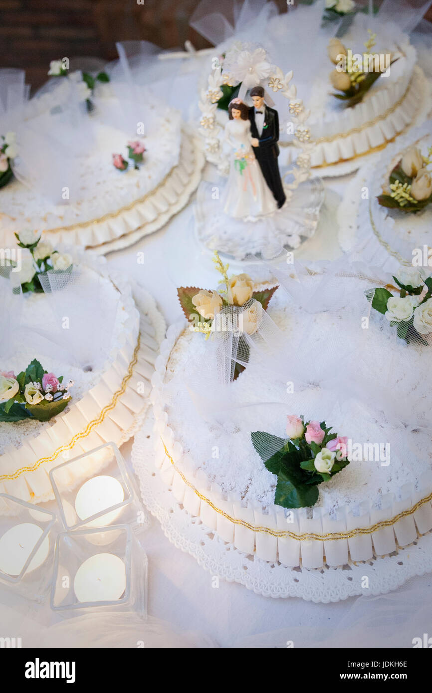 Wedding cake topper Foto Stock