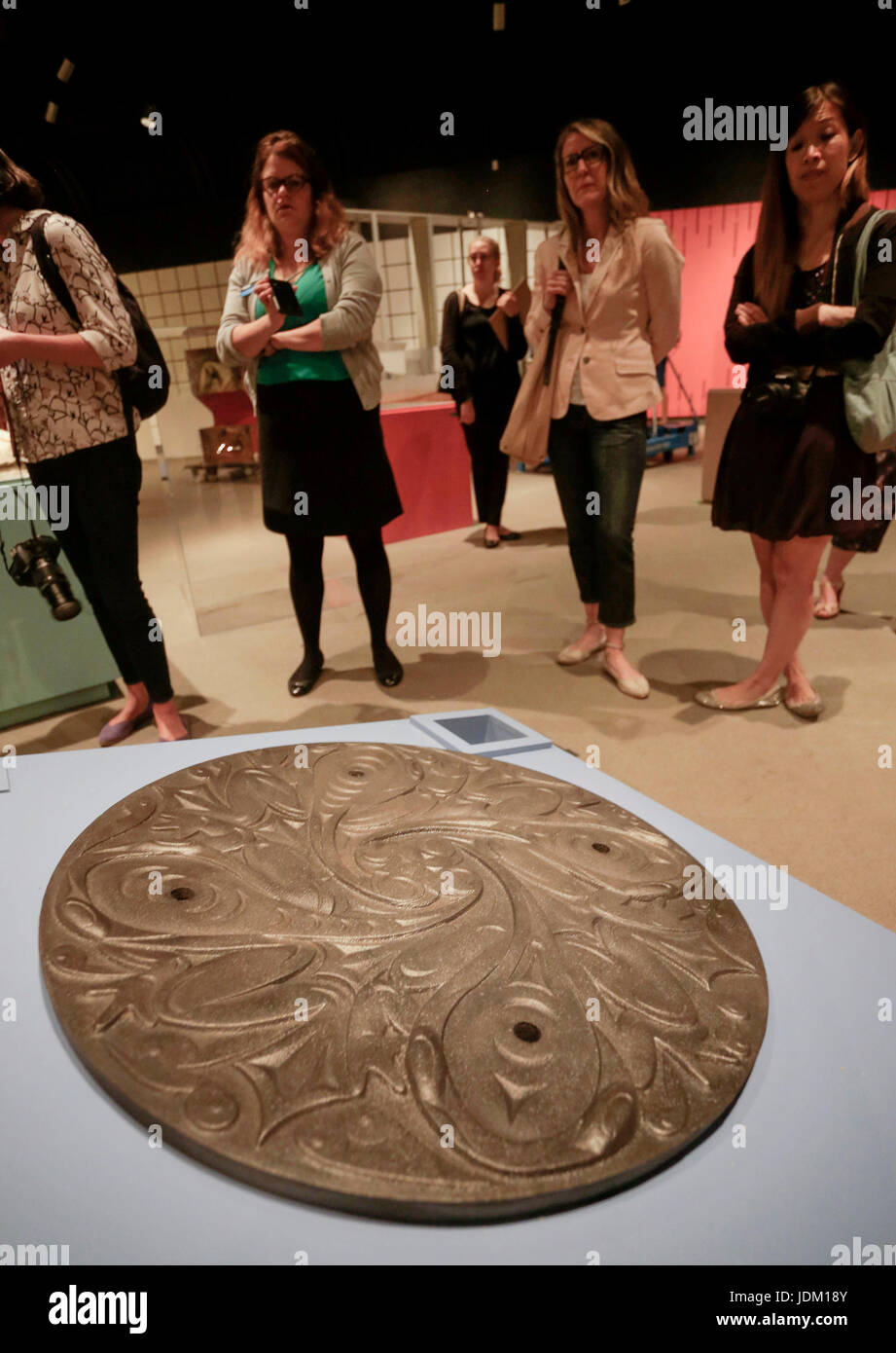Vancouver, Canada. Xx Giugno, 2017. Un iconico Vancouver chiusino viene visualizzato in mostra presso il Museo di Vancouver a Vancouver, Canada, 20 giugno 2017. Nel celebrare il Canada il centocinquantesimo anniversario, il Museo di Vancouver ha ospitato una mostra con vari artefatti iconico con fatti e storie legate alla storia della città. Credito: Liang Sen/Xinhua/Alamy Live News Foto Stock