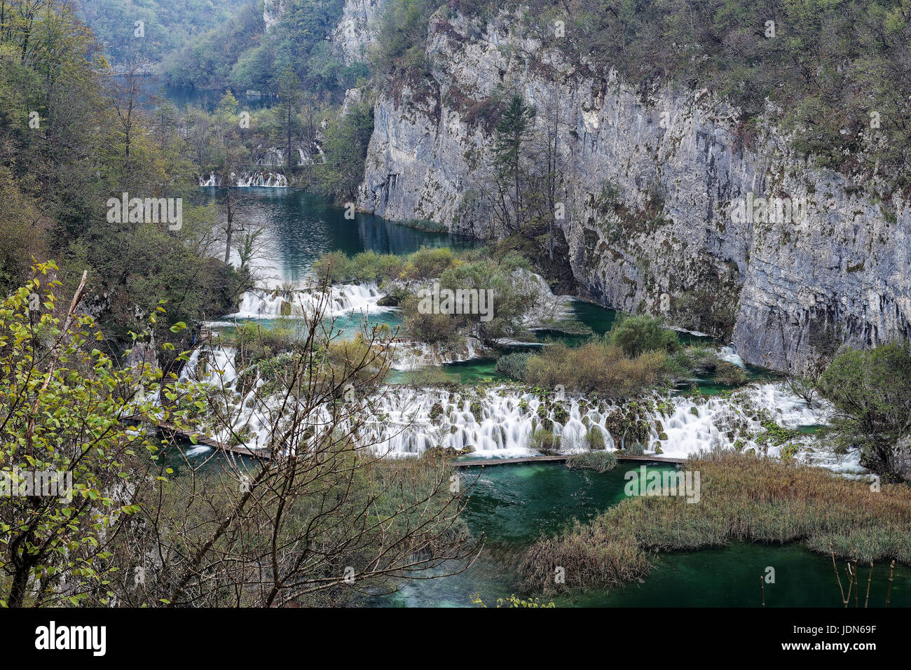 Nationalpark dei Laghi di Plitvice Foto Stock