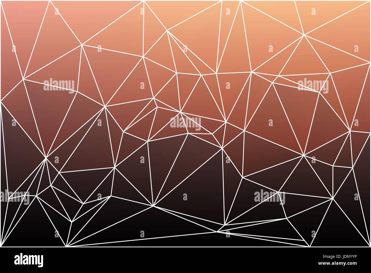 Rosso arancione viola basso astratta geometrica poly lo sfondo con il triangolo bianco maglia. Illustrazione Vettoriale