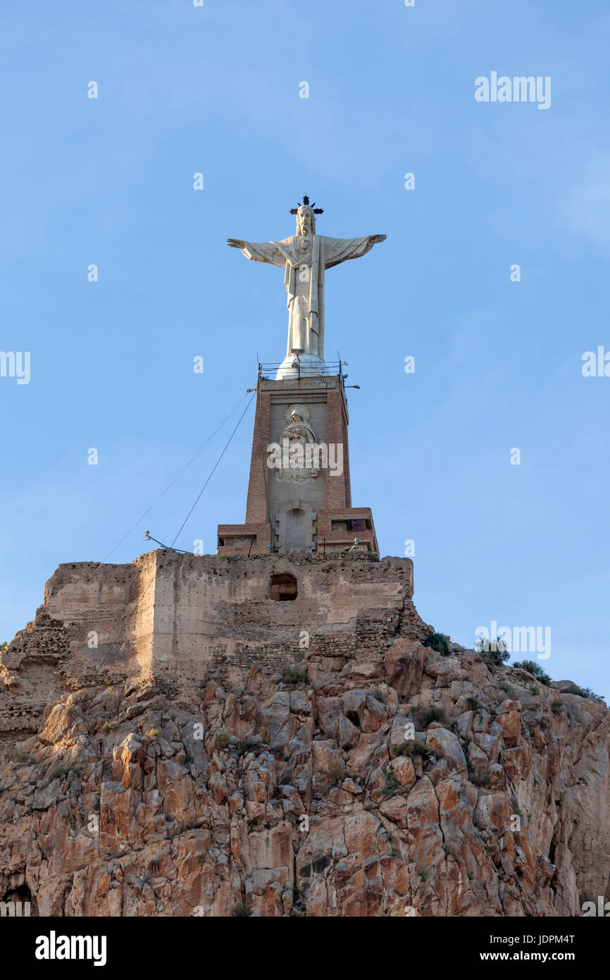 Statua di Gesù in Monteagudo, Regione Murcia, Spagna Foto Stock