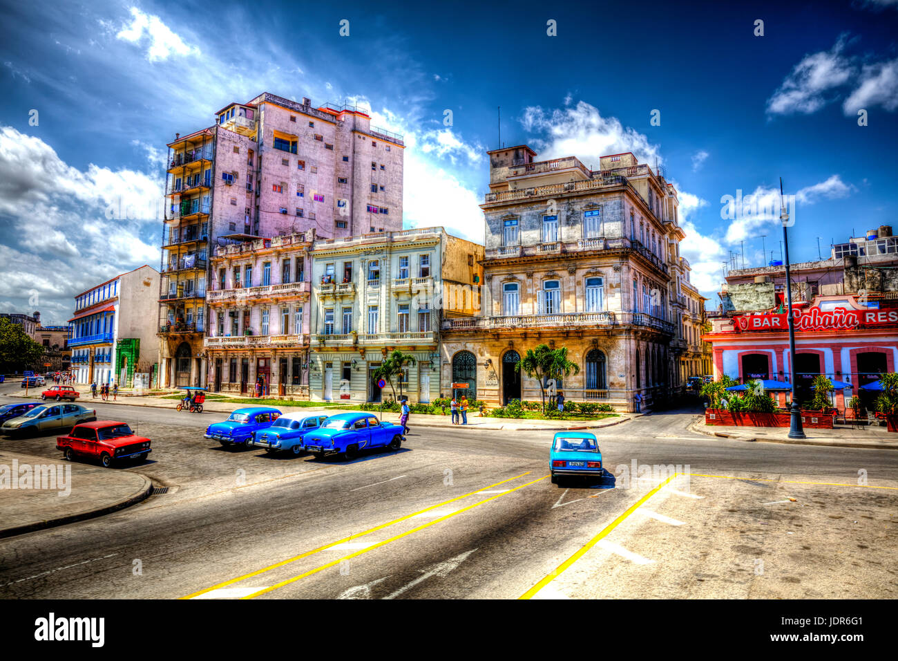Città dell'Avana, Havana cuba, La Habana strade Cuba, città cubane, città cubane, Havana Cuba, La Habana, Cuba, l'Avana Vecchia Habana Vieja, storia, città, città Foto Stock
