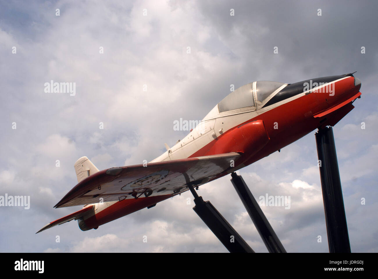 Jet provost trainer jet fuori Hartlepool College di ulteriore istruzione Foto Stock