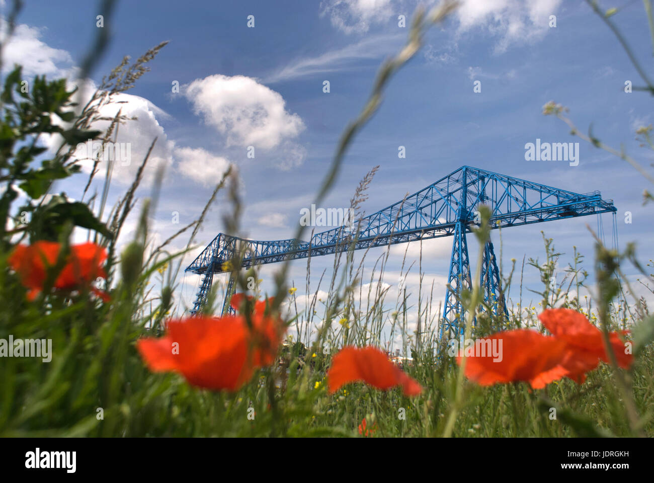 Il Transporter Bridge, Middlesbrough Foto Stock