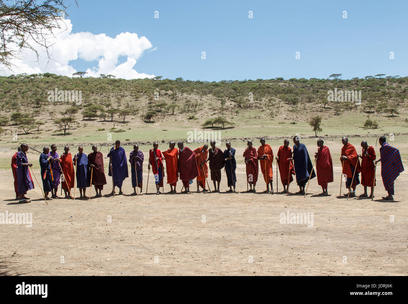 Masai persone Foto Stock