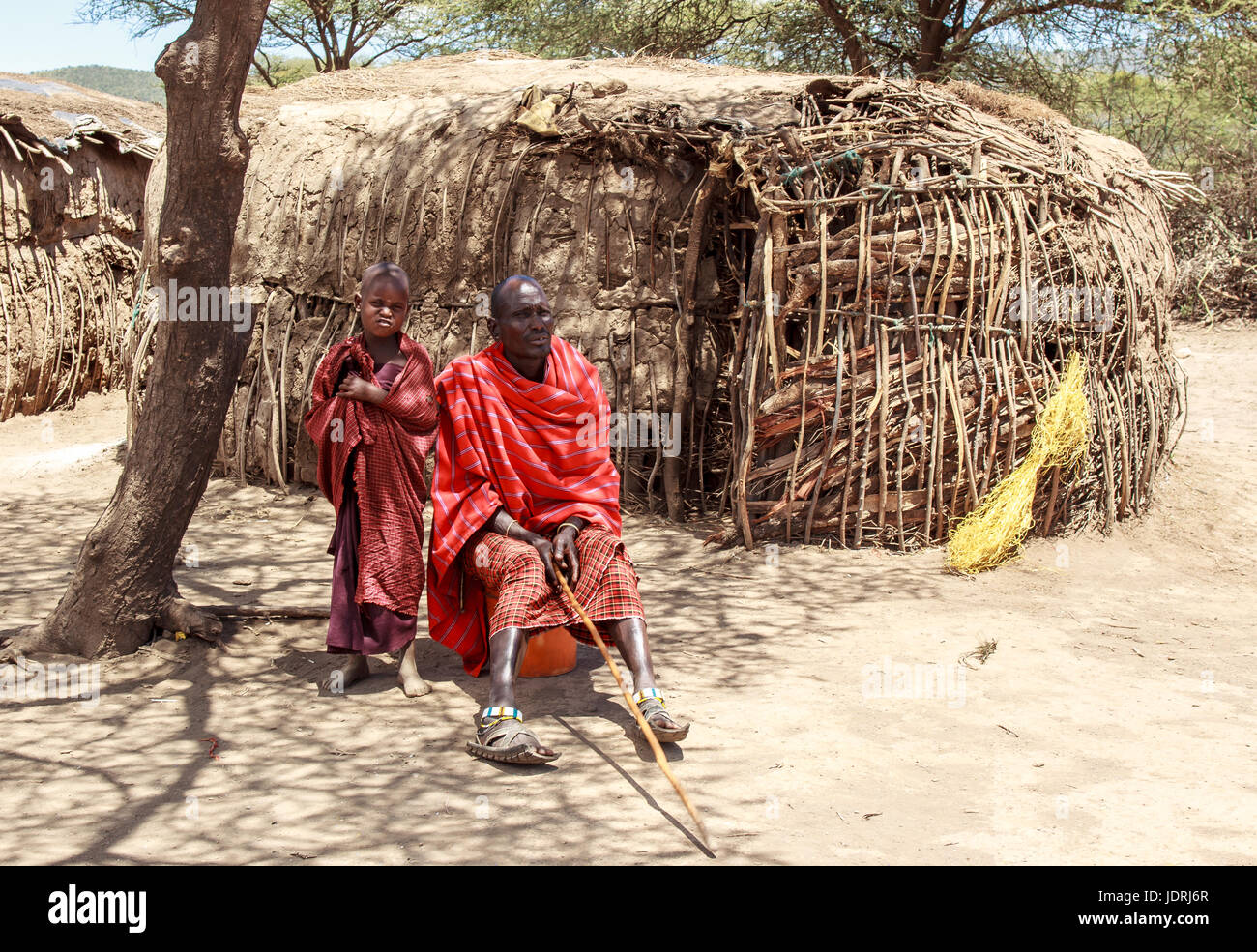 Masai persone Foto Stock