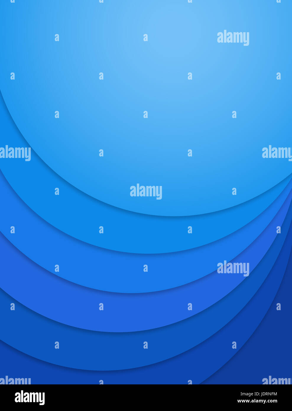 Blue abstract effetto multistrato sfondo con copia spazio per il testo. Grafica raster image Foto Stock