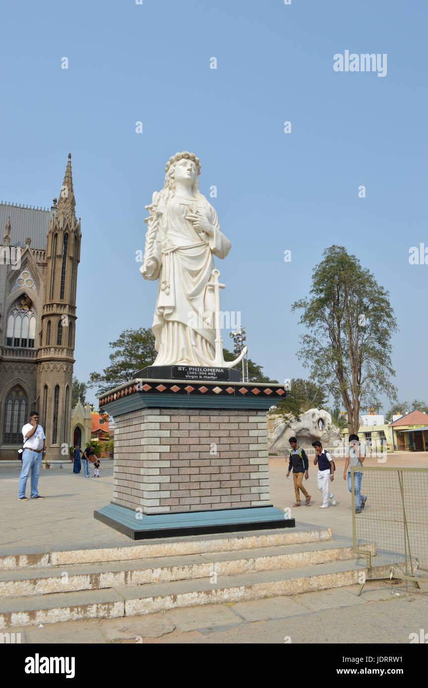 Santa Filomena Grotta della Chiesa Foto Stock