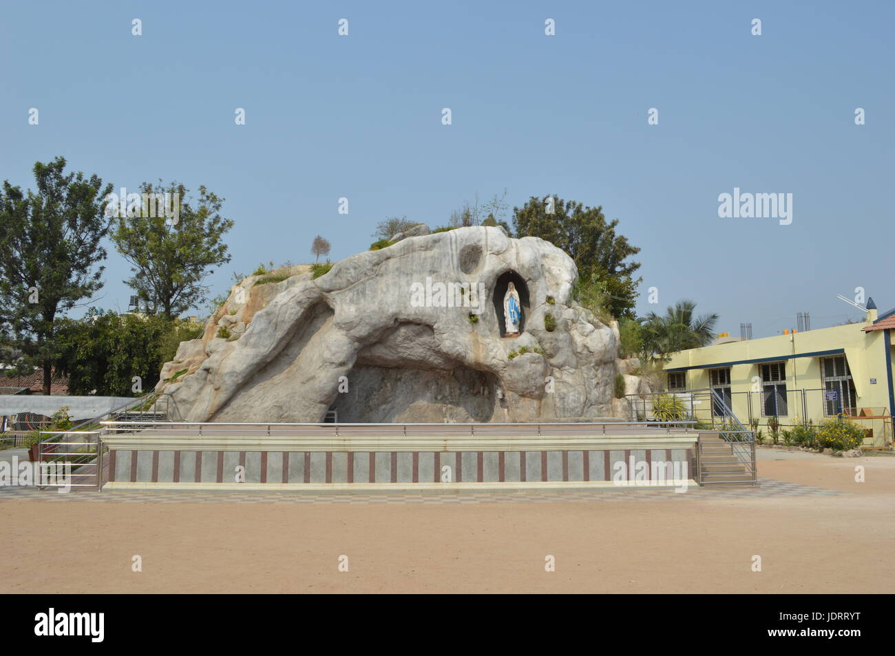 Santa Filomena Grotta della Chiesa Foto Stock