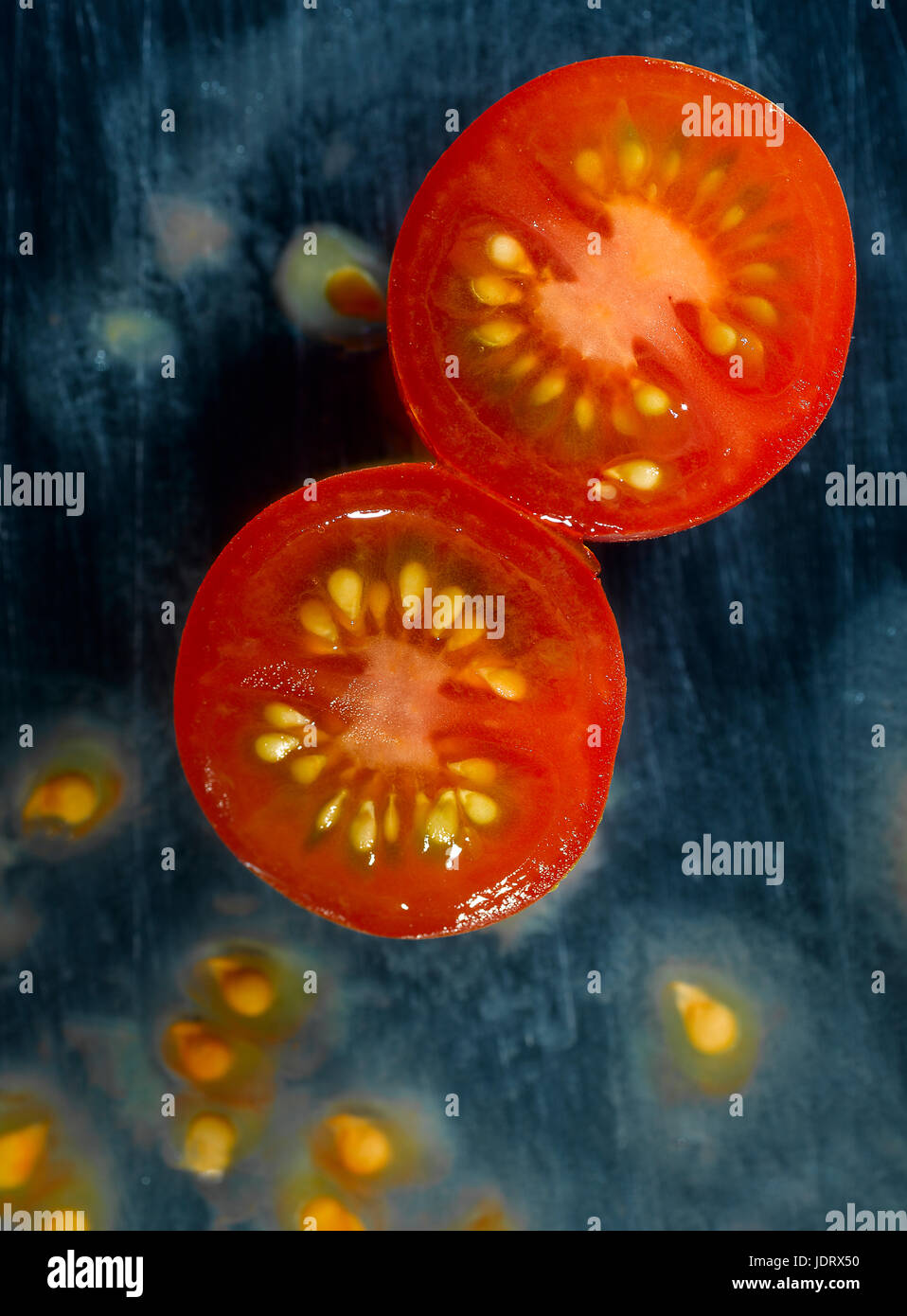 Cimelio di famiglia di pomodori ciliegini Foto Stock