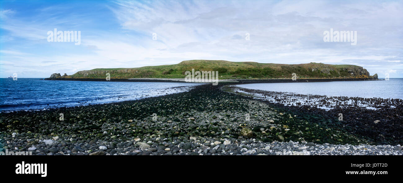 Isola di Islandmagee Magee è una penisola sulla costa tra Larn e Carrickfergus nella contea di Antrim Irlanda del Nord Foto Stock