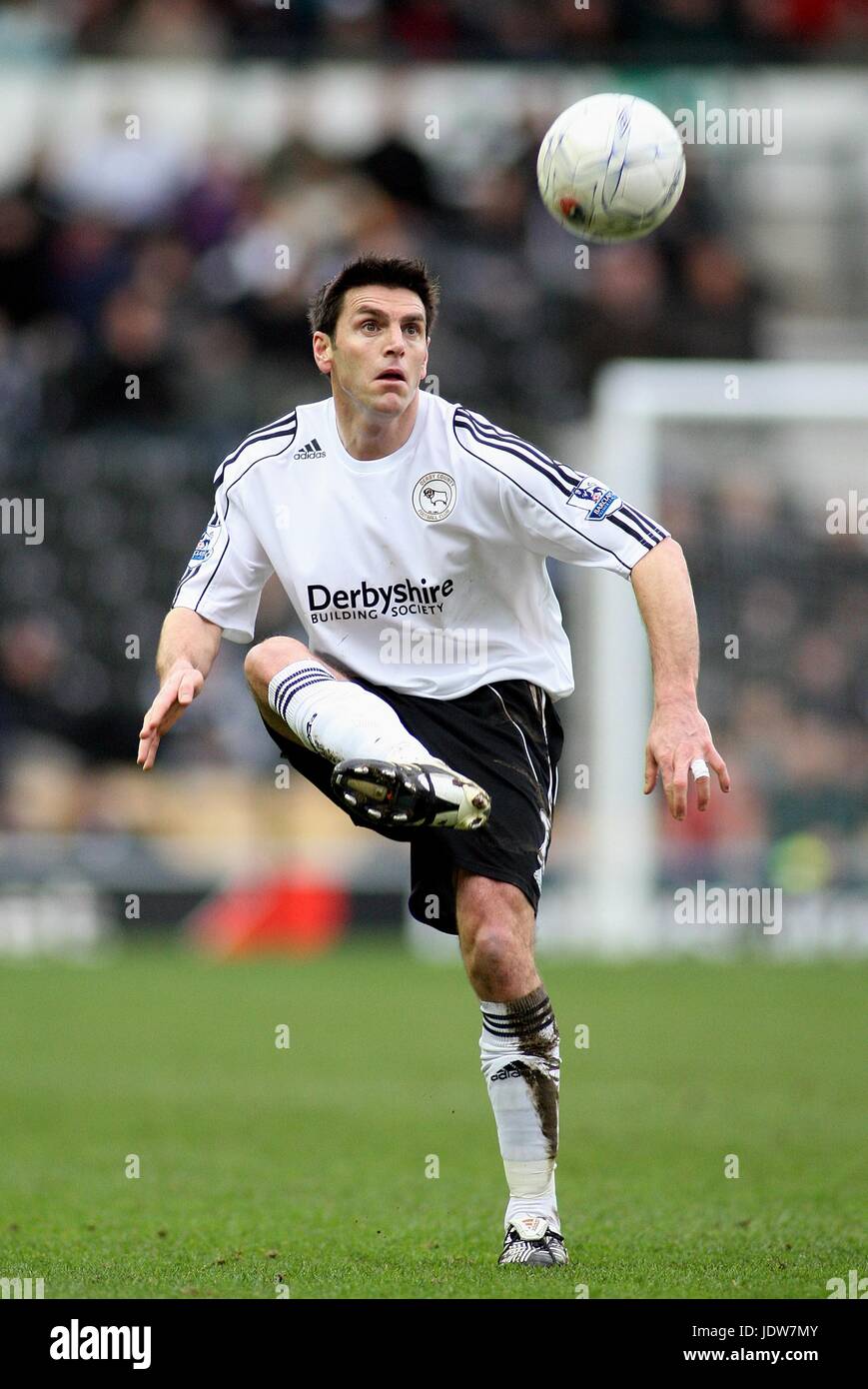 MARC EDWORTHY DERBY COUNTY FC PRIDE PARK Derby Inghilterra 26 Gennaio 2008 Foto Stock