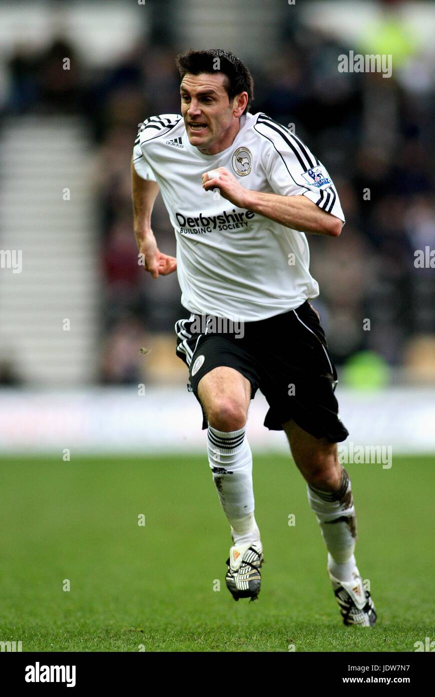 MARC EDWORTHY DERBY COUNTY FC PRIDE PARK Derby Inghilterra 26 Gennaio 2008 Foto Stock