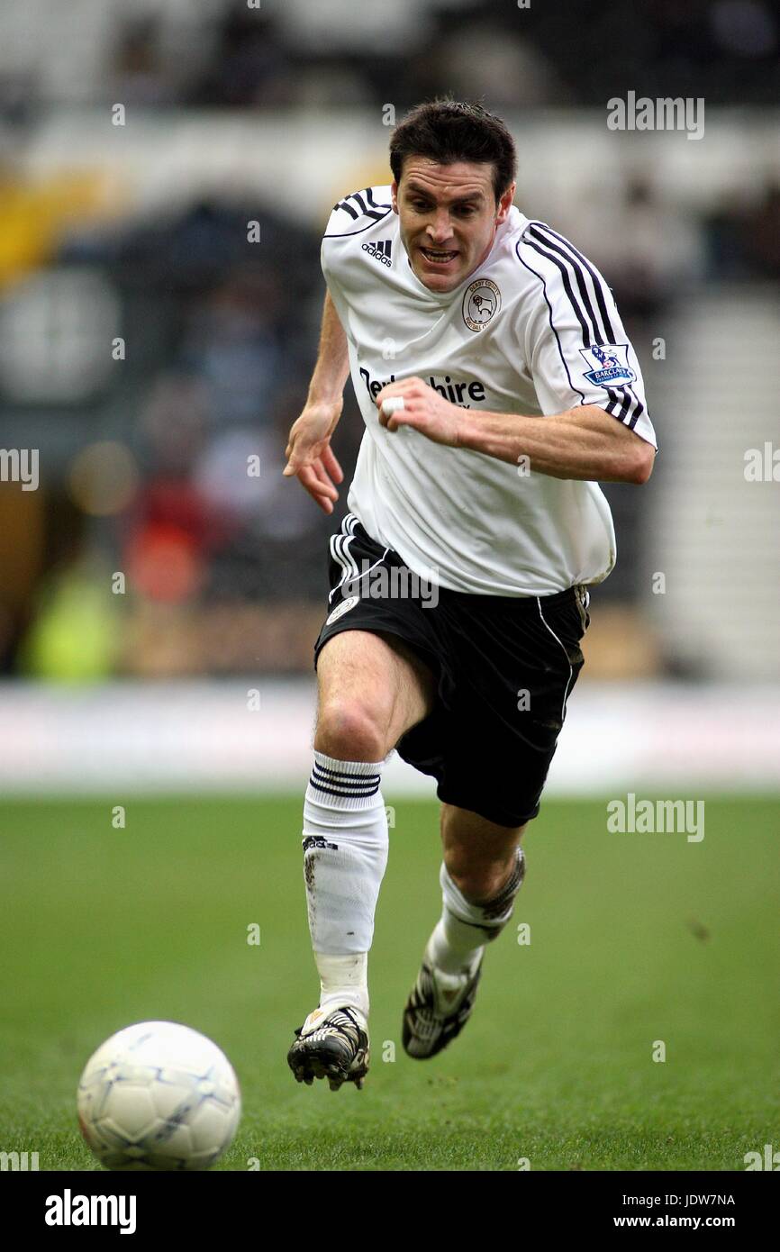 MARC EDWORTHY DERBY COUNTY FC PRIDE PARK Derby Inghilterra 26 Gennaio 2008 Foto Stock