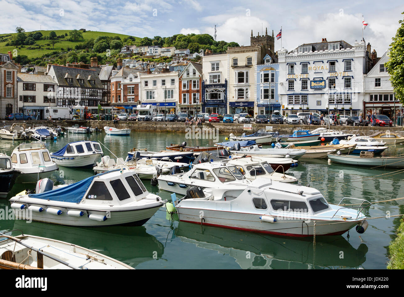 Porto di Dartmouth, Devon Foto Stock