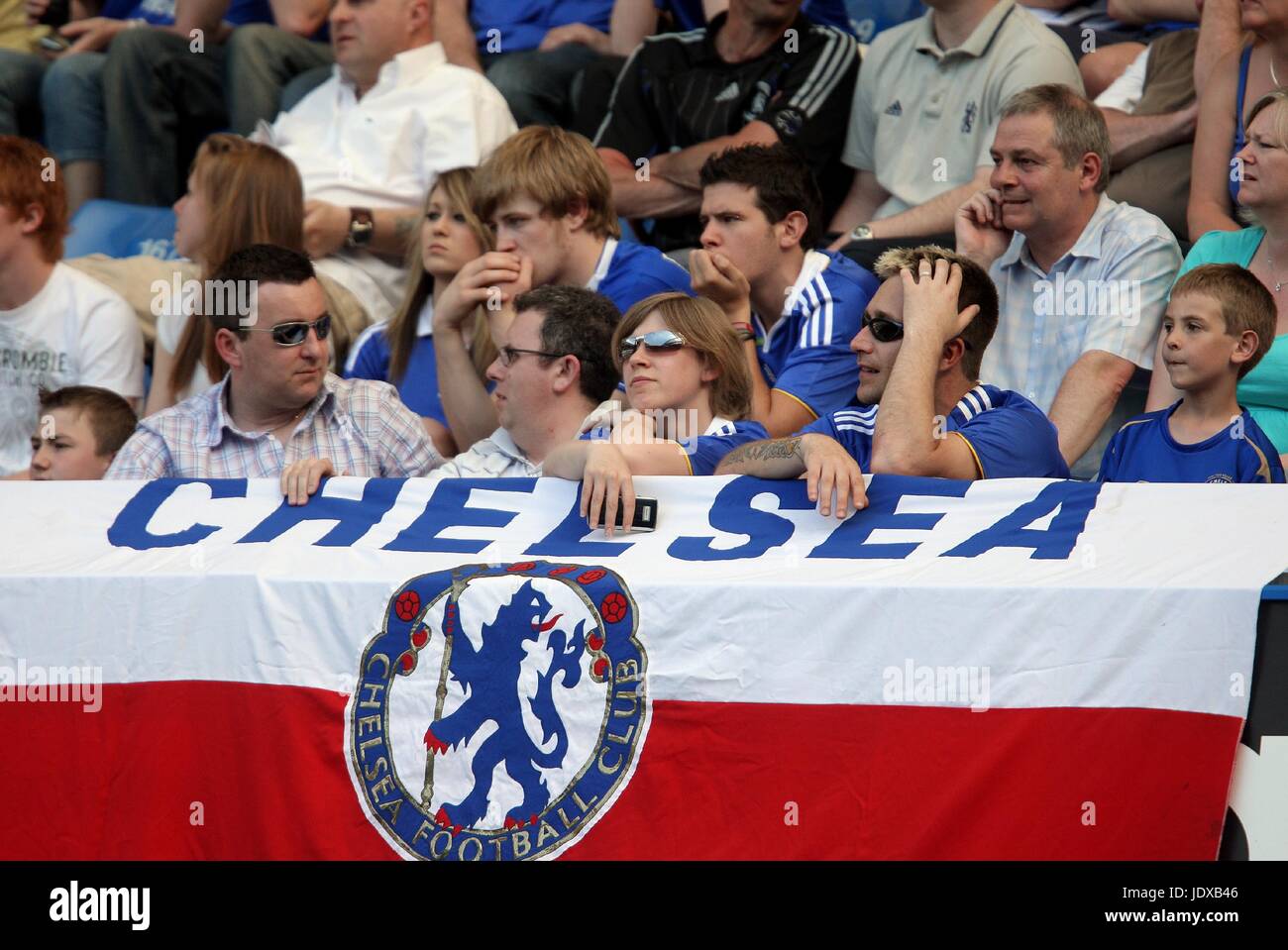 Infelice FAN CHELSEA CHELSEA V Bolton Wanderers Stamford Bridge London Inghilterra 11 Maggio 2008 Foto Stock