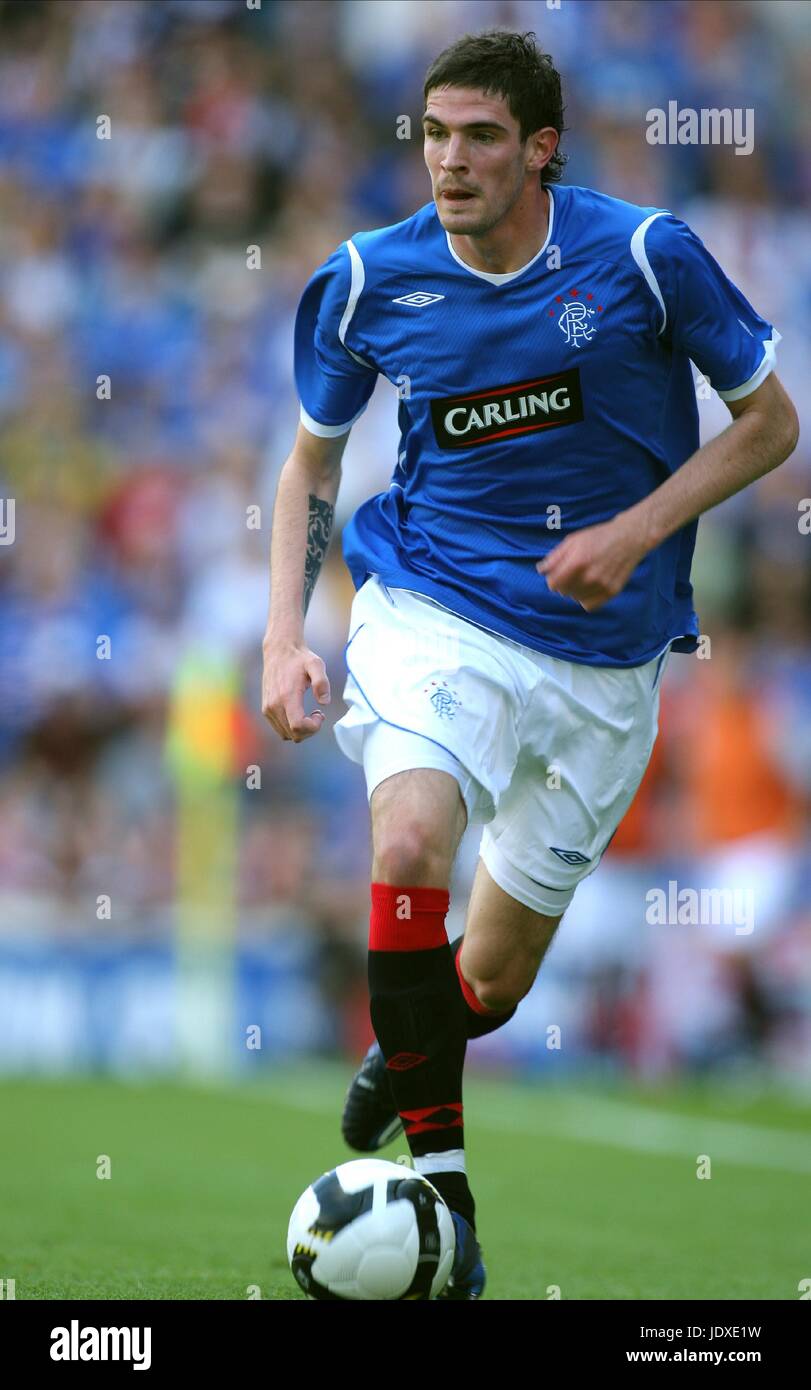 KYLE LAFFERTY Glasgow Rangers FC IBROX GLASGOW Scozia 02 Agosto 2008 Foto Stock