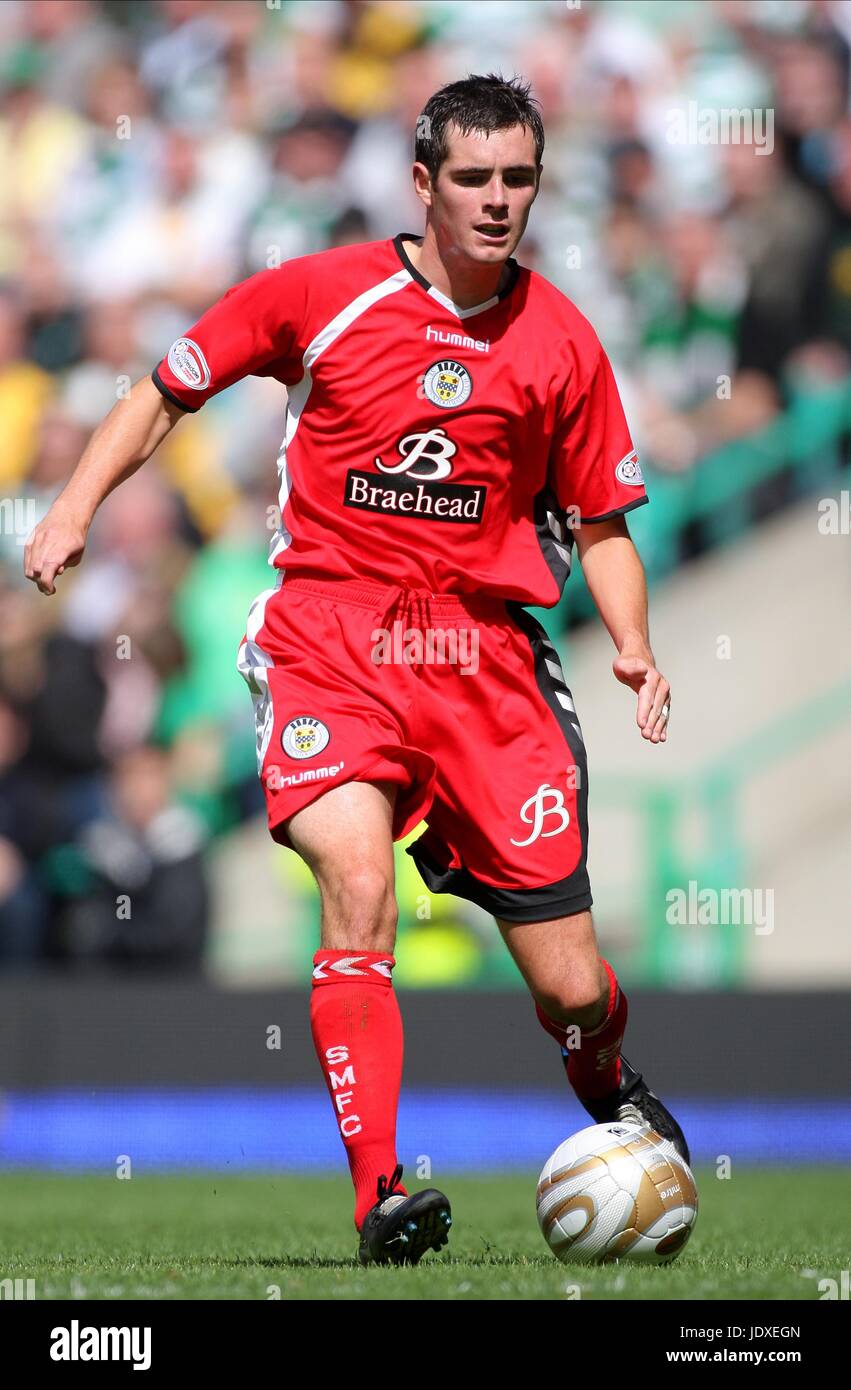 STEPHEN O'DONNELL.St Mirren FC PARKHEAD GLASGOW Scozia 10 Agosto 2008 Foto Stock