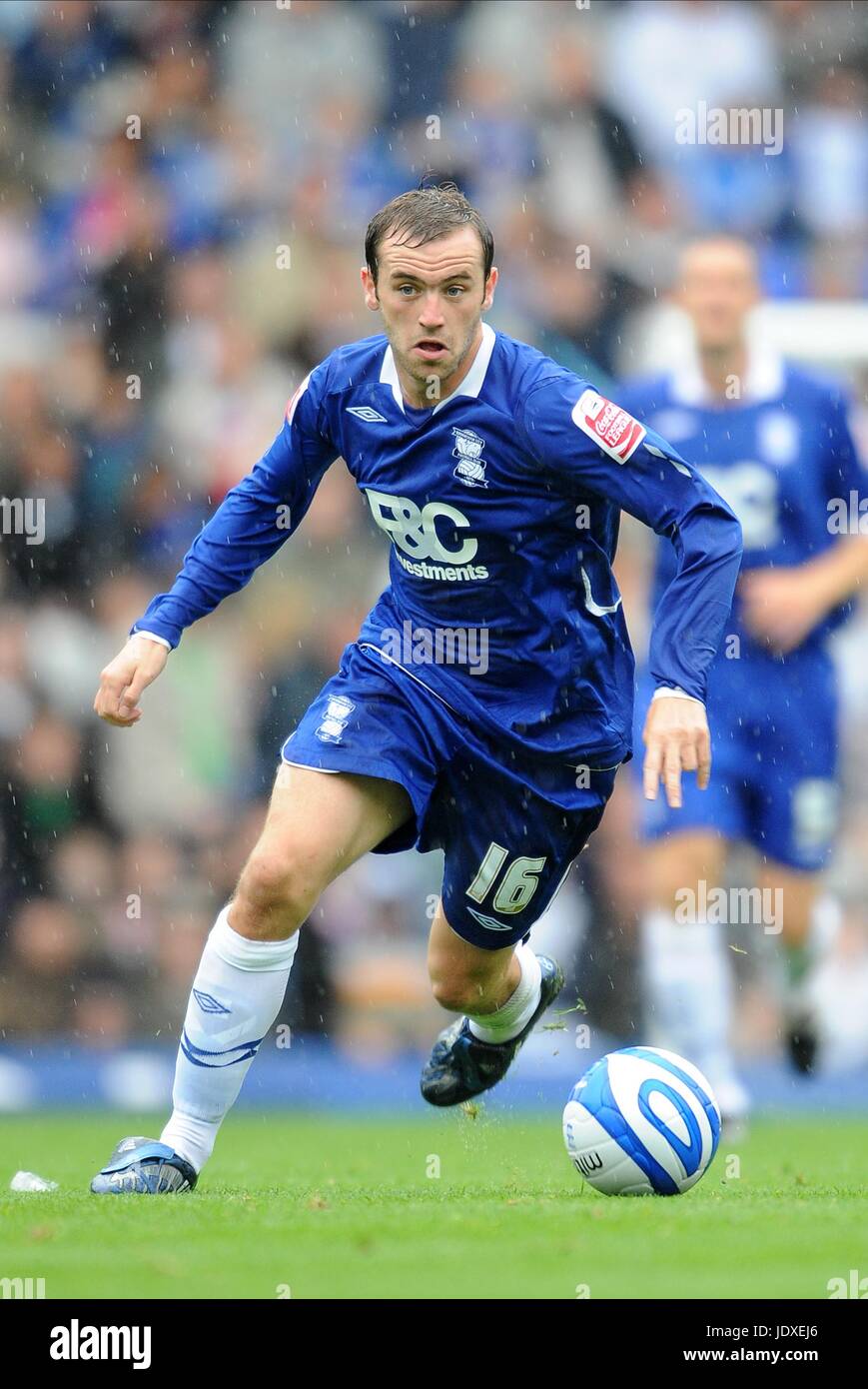 JAMES MCFADDEN Birmingham City FC ST ANDREWS Birmingham Inghilterra 09 Agosto 2008 Foto Stock