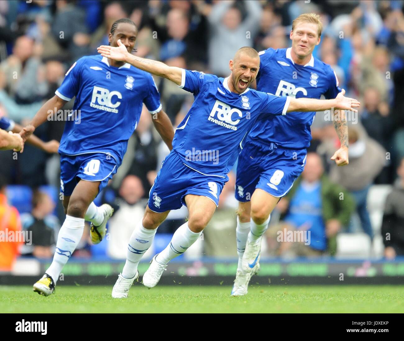 JEROME PHILLIPS & O'Connor BIRMINGHAM V SHEFFIELD REGNO ST ANDREWS Birmingham Inghilterra 09 Agosto 2008 Foto Stock