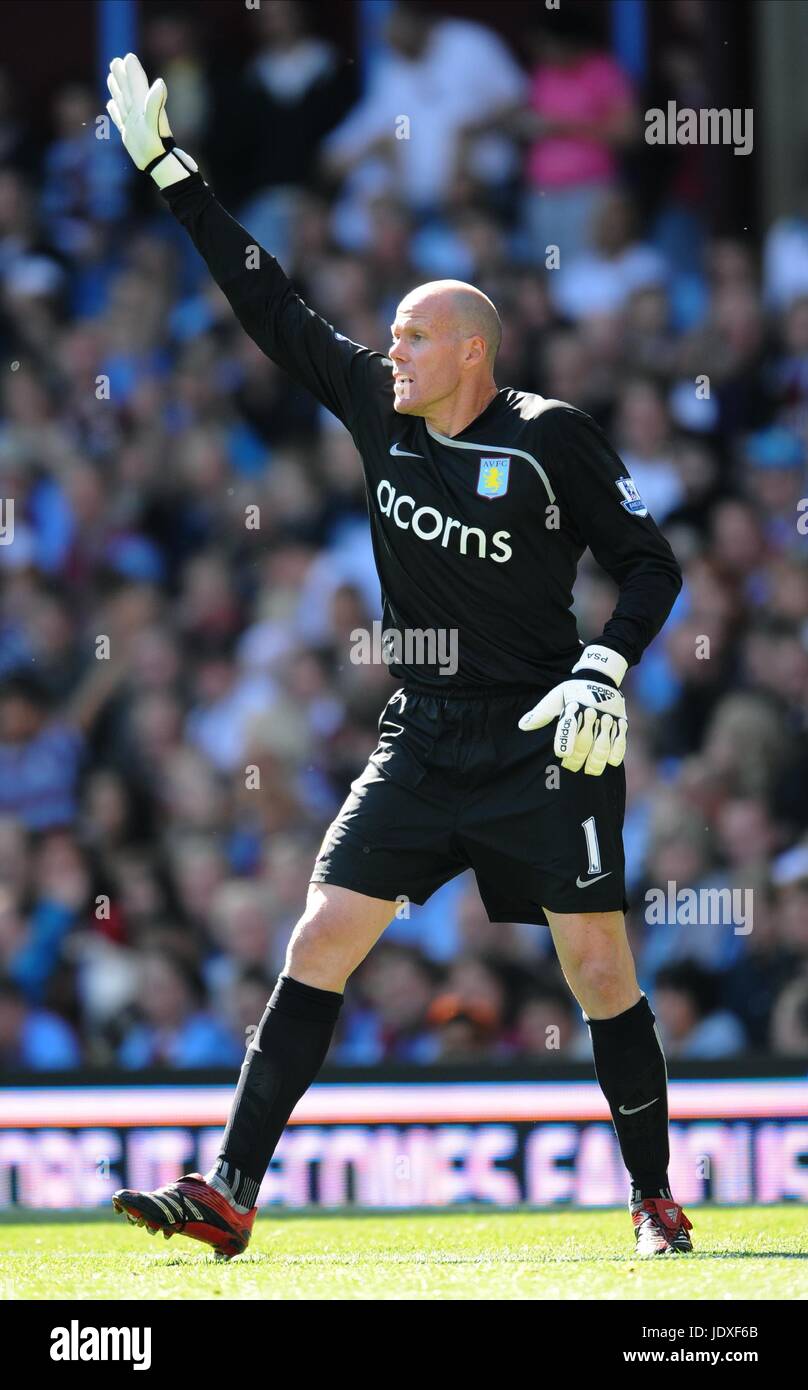 BRAD FRIEDEL ASTON VILLA V MANCHESTER CITY VILLA PARK Birmingham Inghilterra 17 Agosto 2008 Foto Stock