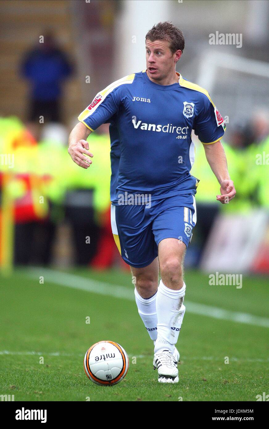 Paolo PARRY CARDIFF CITY FC BLOOMFIELD ROAD Blackpool Inghilterra 04 Ottobre 2008 Foto Stock