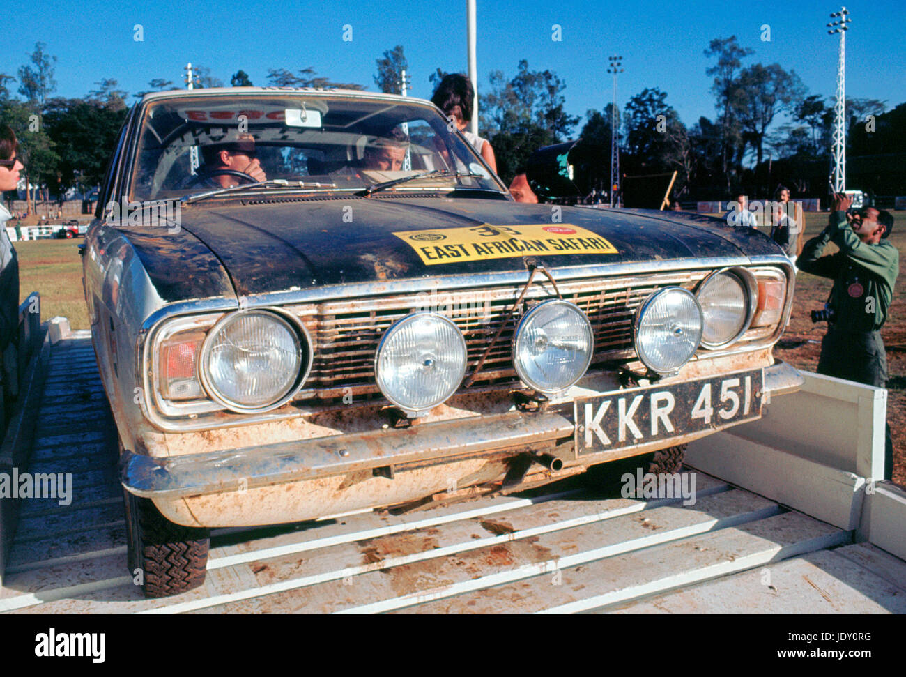 Ford Cortina su 1967 East African Safari Foto Stock