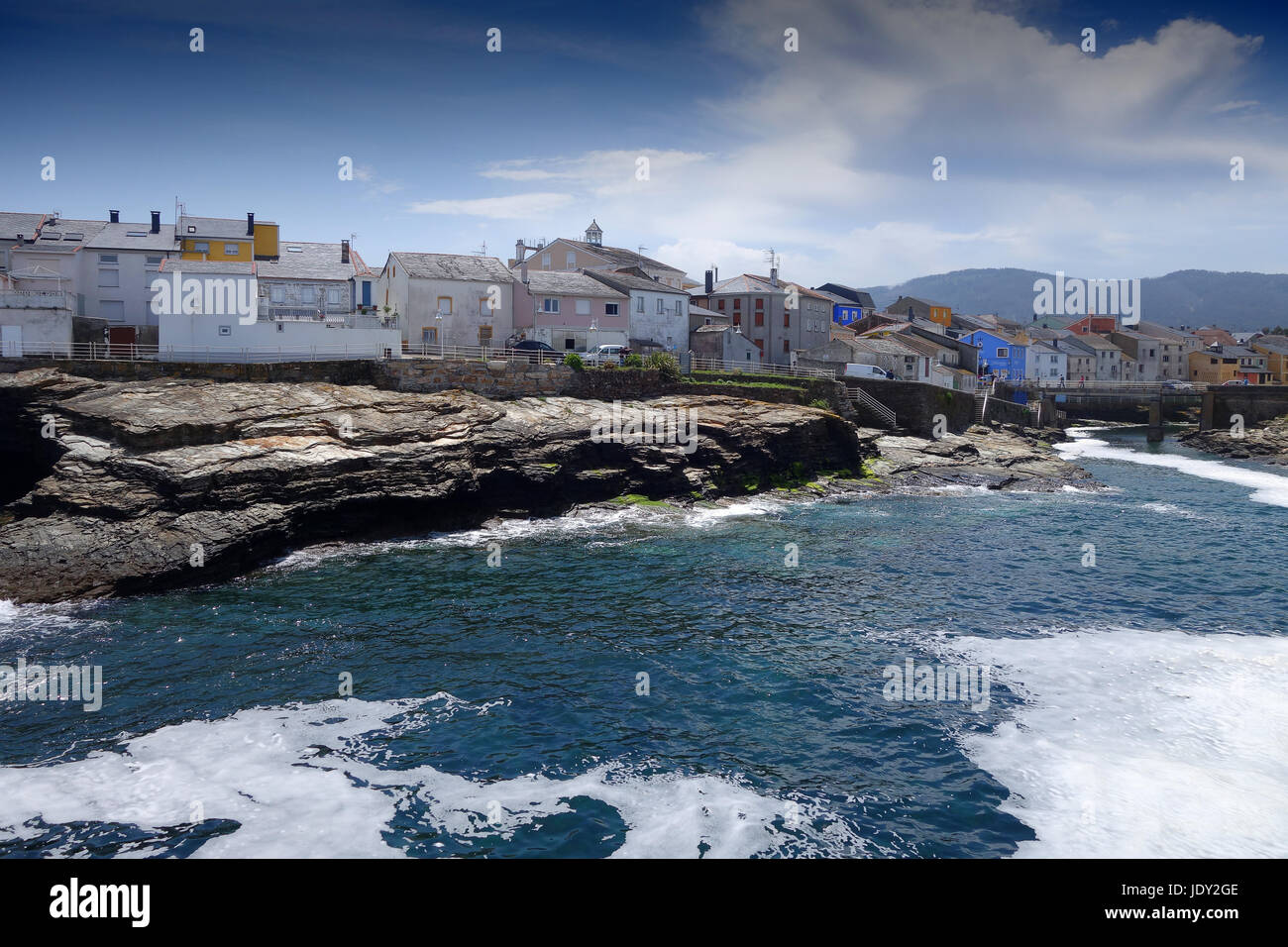 Rinlo in Galizia, Spagna settentrionale. Costa Cantabric, Galizia, Spagna Foto Stock