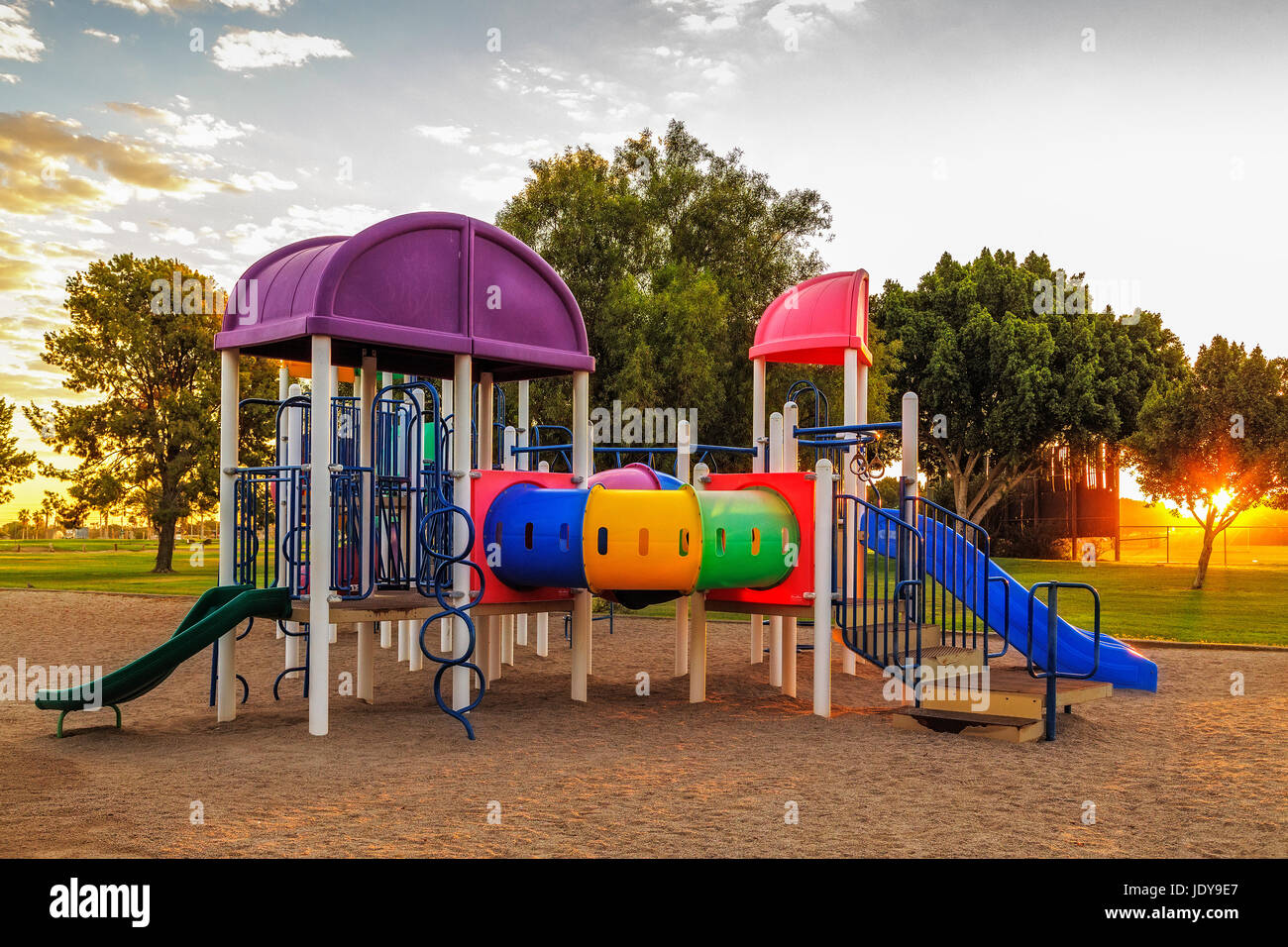 Parco giochi per bambini Foto Stock
