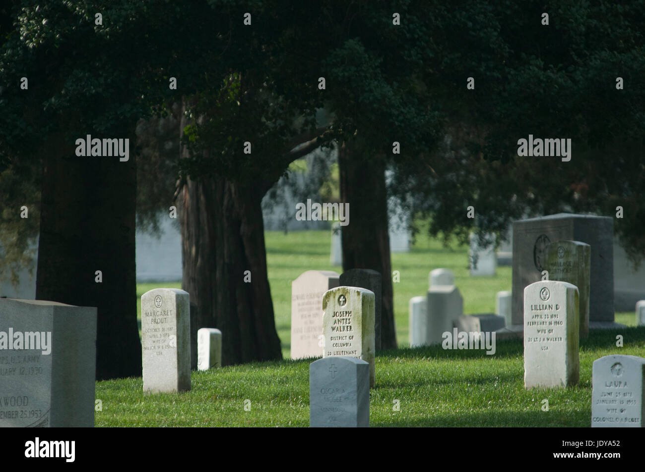 Al Cimitero Nazionale di Arlington Arlington, Virginia. Foto Stock