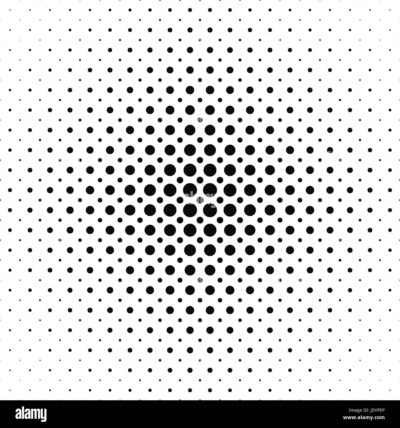 Bianco e nero dot design pattern di sfondo Illustrazione Vettoriale