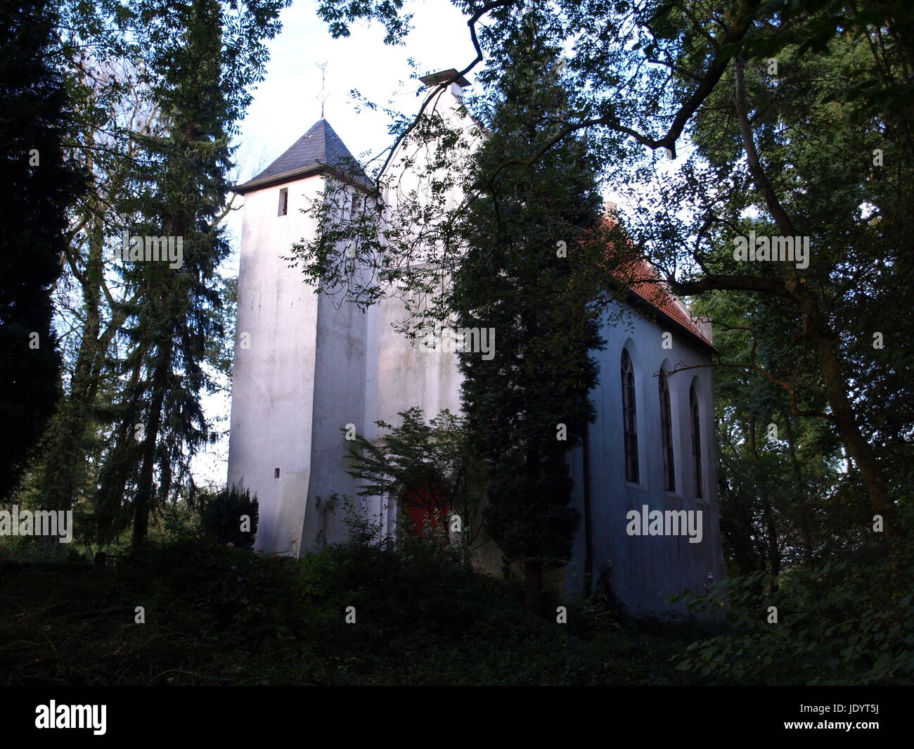 Ev. chiesa in mörmter niederrhein - anno 1647 Foto Stock